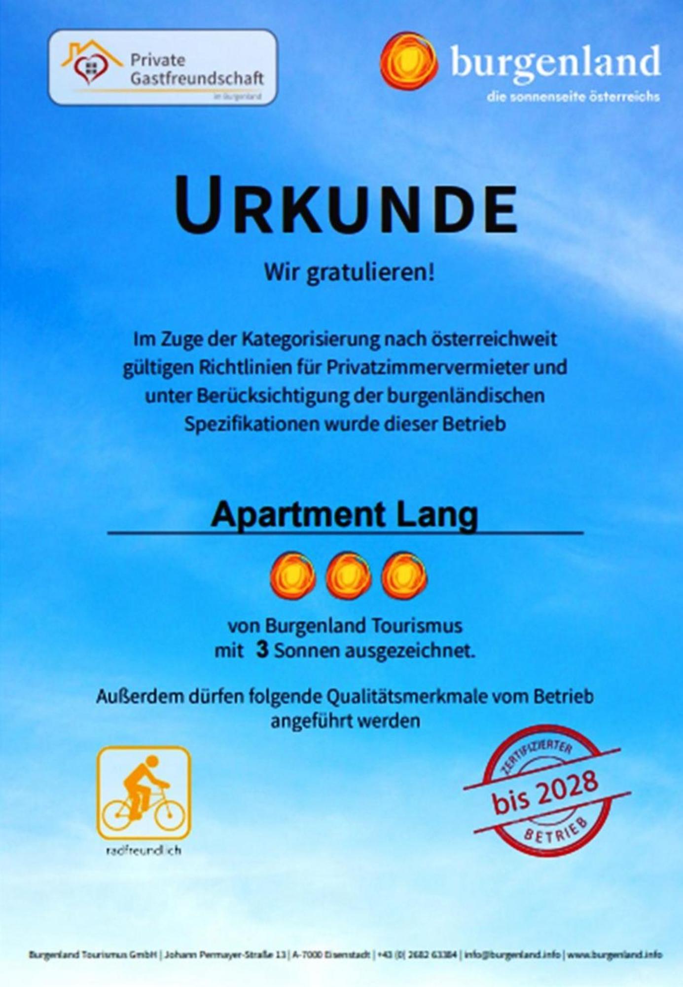 Gaestehaus Josef Lang Andau Luaran gambar
